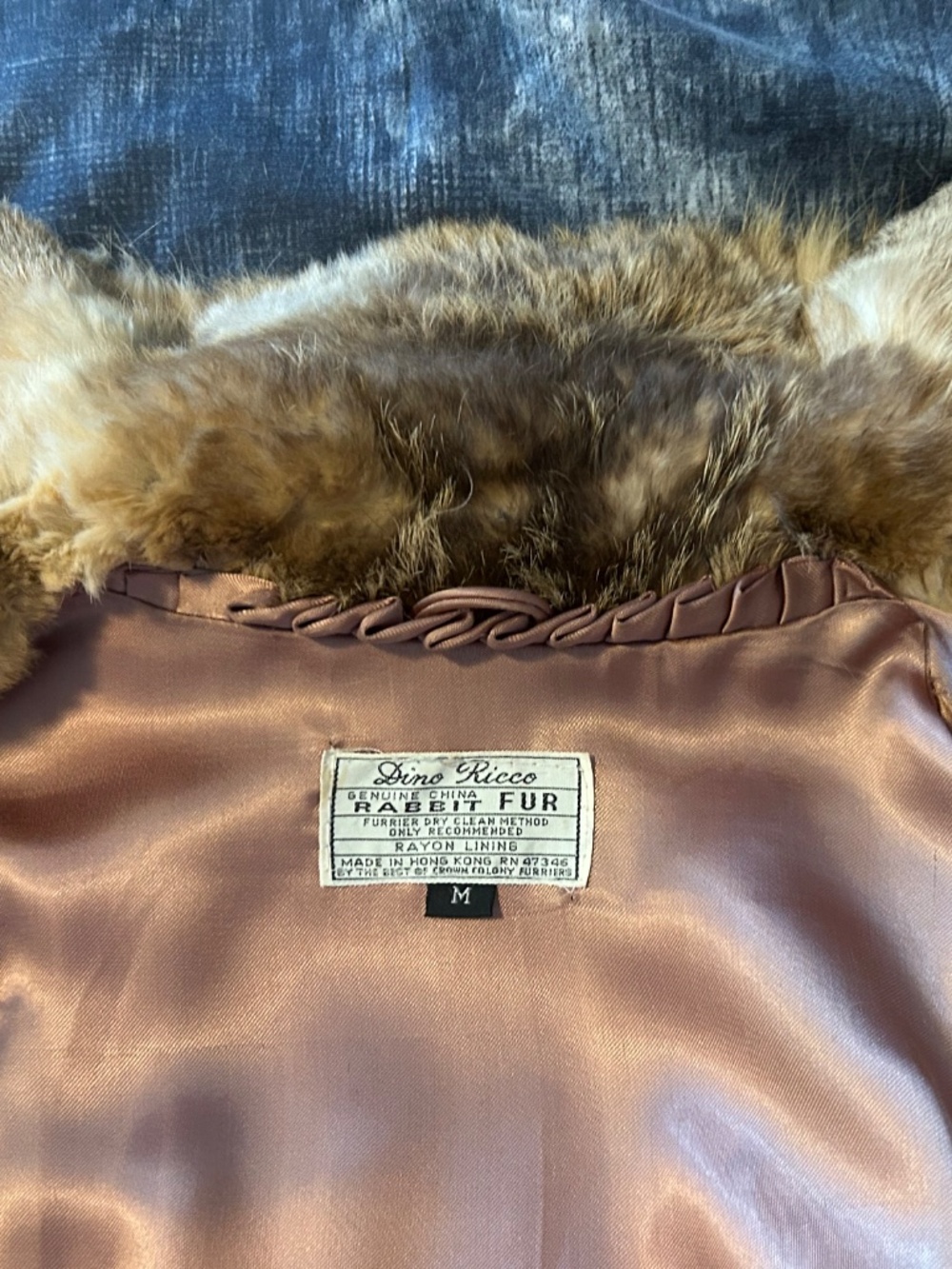 Dino Ricco Rabbit Fur Coat - Picture 6 of 9